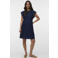 VERO MODA MATERNITY zwangerschaps korte jurk donkerblauw