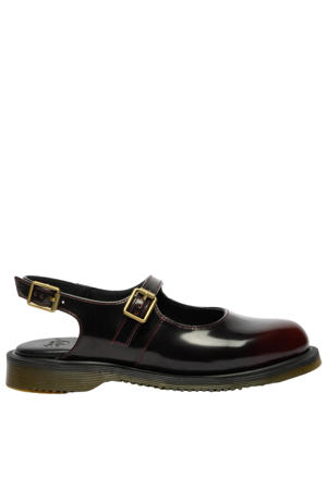 Madaline Cherry Red Arcadia lak slingback loafers cherry red arcadia