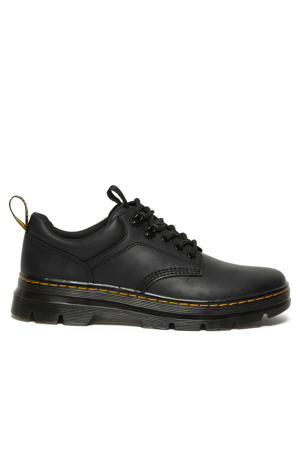 Reeder Black Wyoming leren veterschoenen zwart