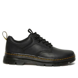 Reeder Black Wyoming leren veterschoenen zwart