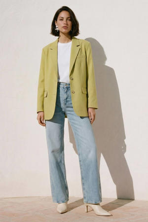 regular blazer limegroen