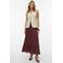 VERO MODA midi rok donkerrood