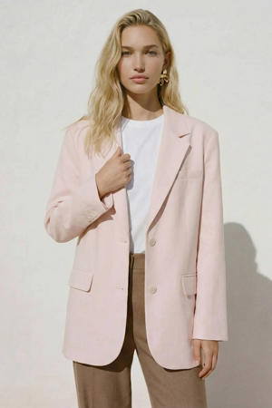 regular blazer lichtroze