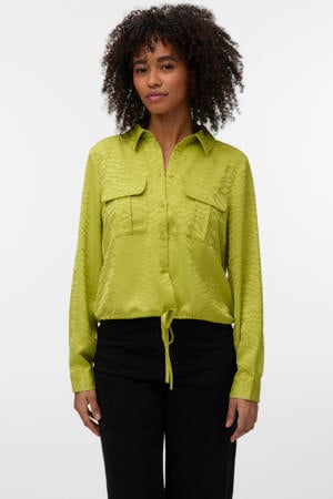 blouse limegroen