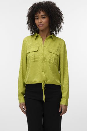 blouse limegroen
