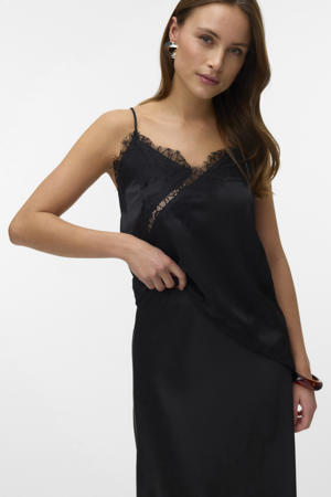 asymmetrische top zwart