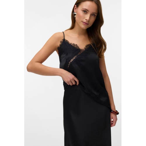 VERO MODA asymmetrische top zwart afbeelding