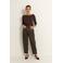 Claudia Sträter high waist barrel jeans donkerbruin