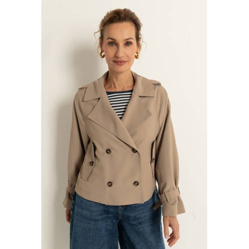 Maura by Claudia Strater trenchcoat zand afbeelding