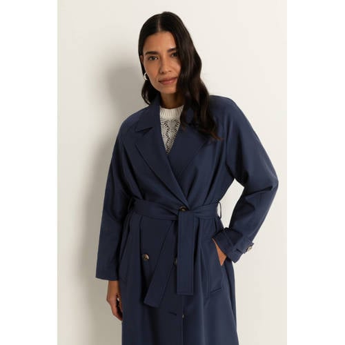 Maura by Claudia Strater trenchcoat blauw afbeelding