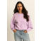 Expresso sweater lila gebreid