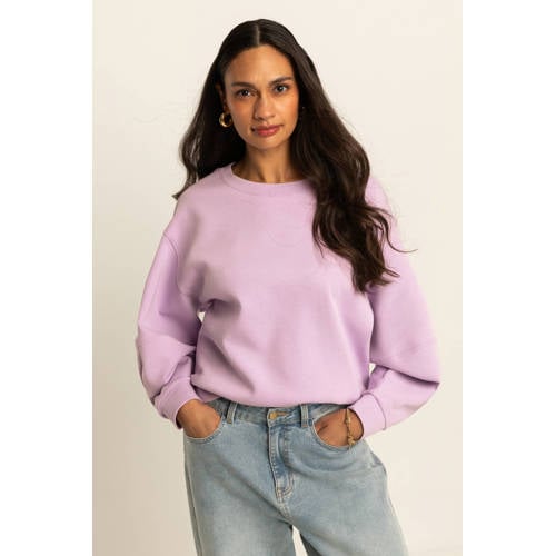 Expresso sweater lila gebreid afbeelding