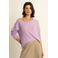 Expresso pullover lila gebreid