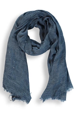 sjaal blauw