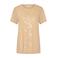 Expresso glitter top beige met pailletten