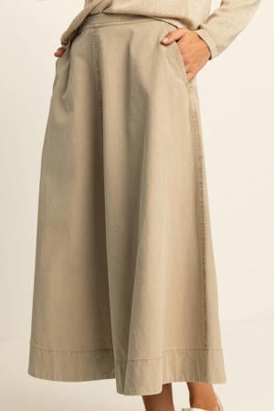 A-lijn rok beige