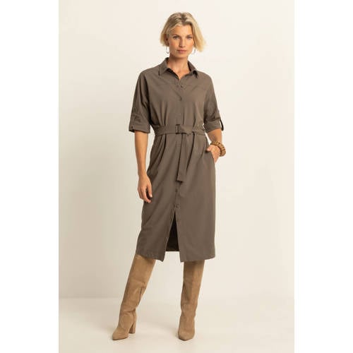 Expresso blousejurk bruin afbeelding