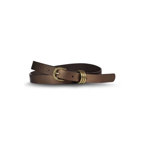 Expresso leren riem donkerbruin afbeelding
