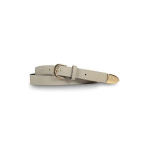 suede riem beige