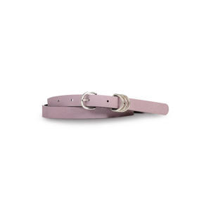 suede riem lila