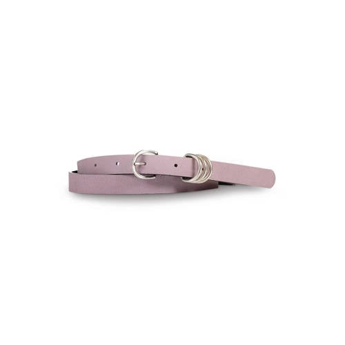 Expresso suede riem lila afbeelding