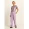 Expresso wide leg high waist pantalon lila
