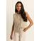 Expresso tweed gilet crème