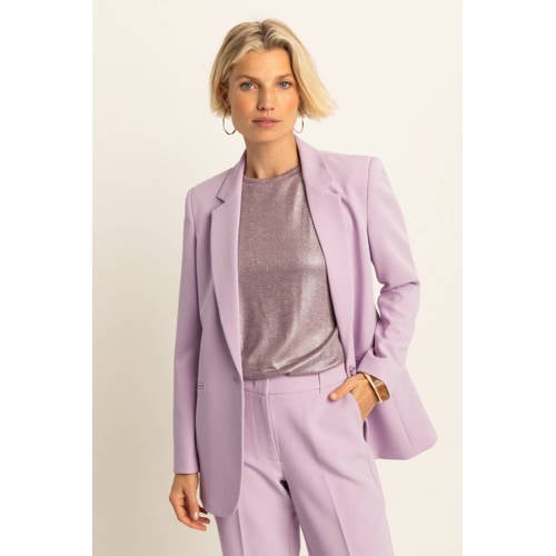 Expresso oversized blazer lila afbeelding