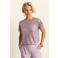 Expresso glitter top lila met glitter