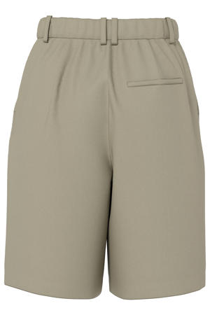 high waist bermuda short lichtkaki