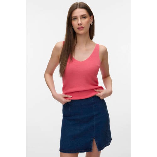 VERO MODA mouwloze top fijn gebreid afbeelding