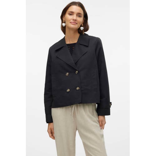 VERO MODA trenchcoat zwart afbeelding
