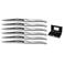 Blackwell Steakmessen Laguiole - Raw Black Lemmet - RVS - 6 Stuks
