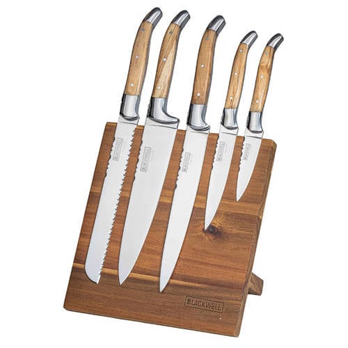 Blackwell Messenblok – Laguiole – Olijfhout – 6-Delig afbeelding