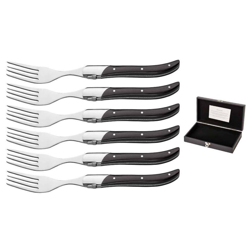 Blackwell Steakvorken Laguiole - Pakkahout - 6 Stuks