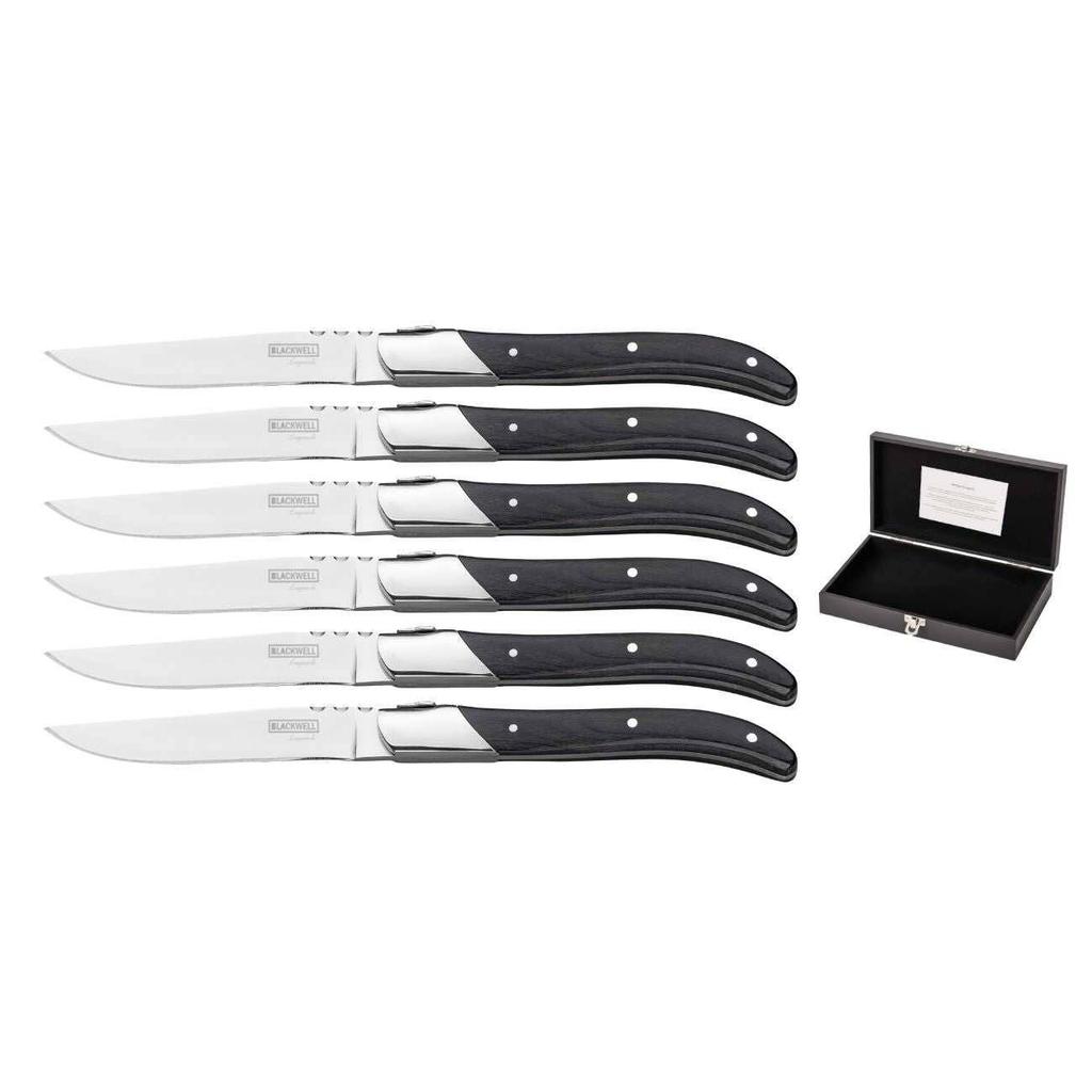 Blackwell Steakmessen Laguiole - Pakkahout - 6 Stuks