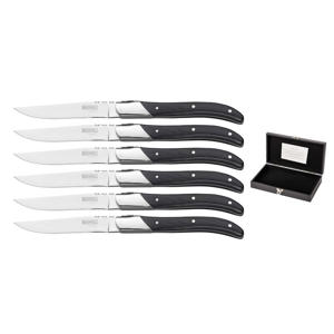 Steakmessen Laguiole - Pakkahout - 6 Stuks