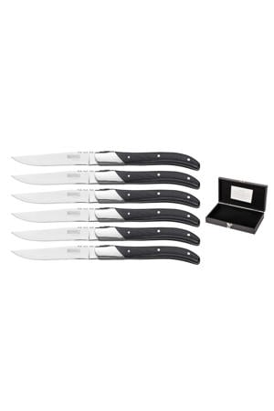 Steakmessen Laguiole - Pakkahout - 6 Stuks