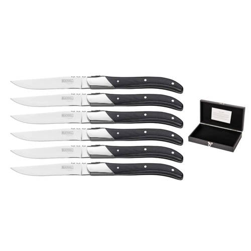 Blackwell Steakmessen Laguiole – Ebbenzwart (6 Stuks) afbeelding