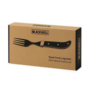 thumbnail: Blackwell Steakvorken Laguiole - Olijfhout - 6 Stuks