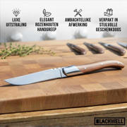 thumbnail: Blackwell Steakmessen Laguiole - Rozenhout - 6 Stuks