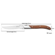 thumbnail: Blackwell Steakmessen Laguiole - Rozenhout - 6 Stuks