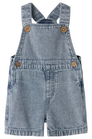 tuinbroek medium blue denim