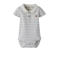 LIL' ATELIER BABY geruit romper gebreid ecru