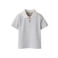 LIL' ATELIER MINI gestreepte polo gebreid ecru