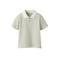 LIL' ATELIER MINI gestreepte polo gebreid ecru