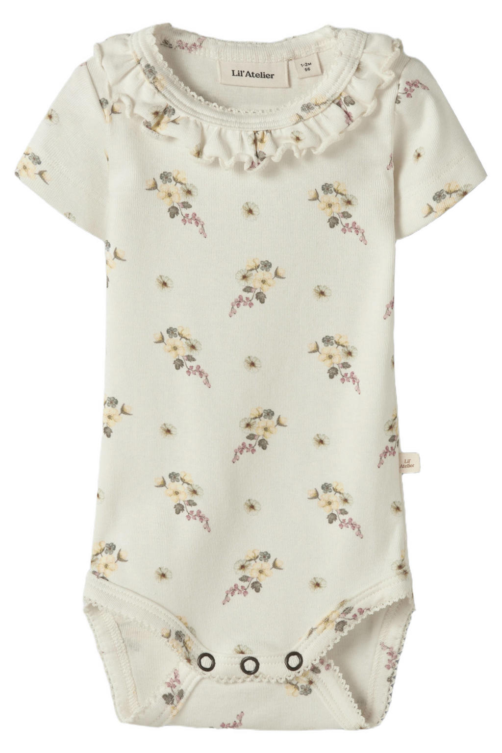 LIL' ATELIER BABY romper ecru