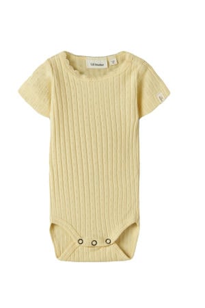 romper gebreid geel