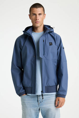 softshell jas blauw