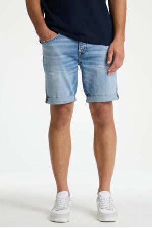 Ego.S Surge slim short medium blue denim